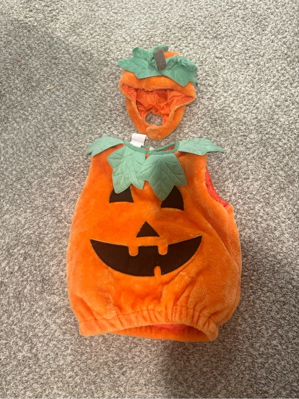 Kids Pumpkin Jack-O'-Lantern Costume - Orange